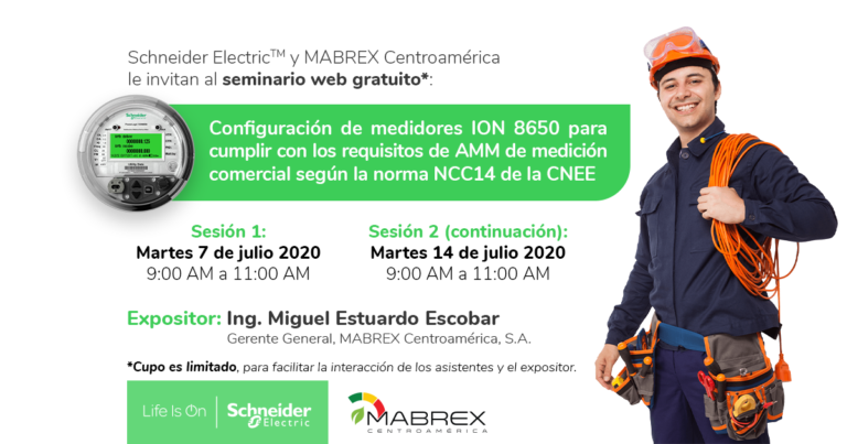 Lee más sobre el artículo Seminario Web: Configuración de medidores ION 8650 para cumplir con los requisitos de AMM de medición comercial