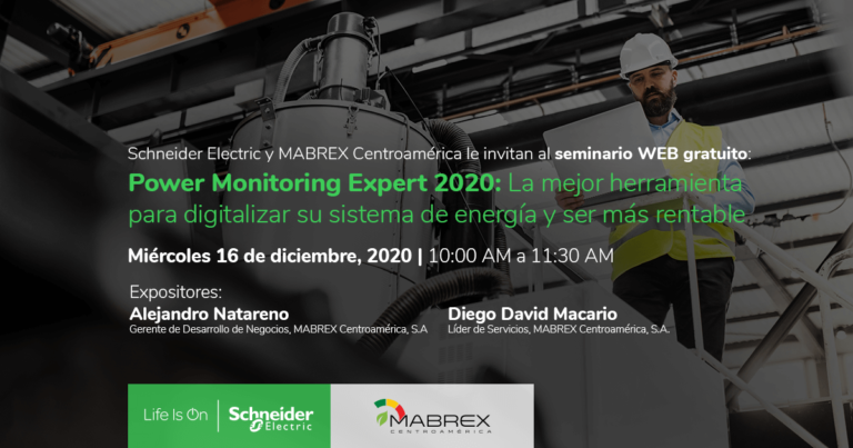 Lee más sobre el artículo Seminario web: Power Monitoring Expert 2020