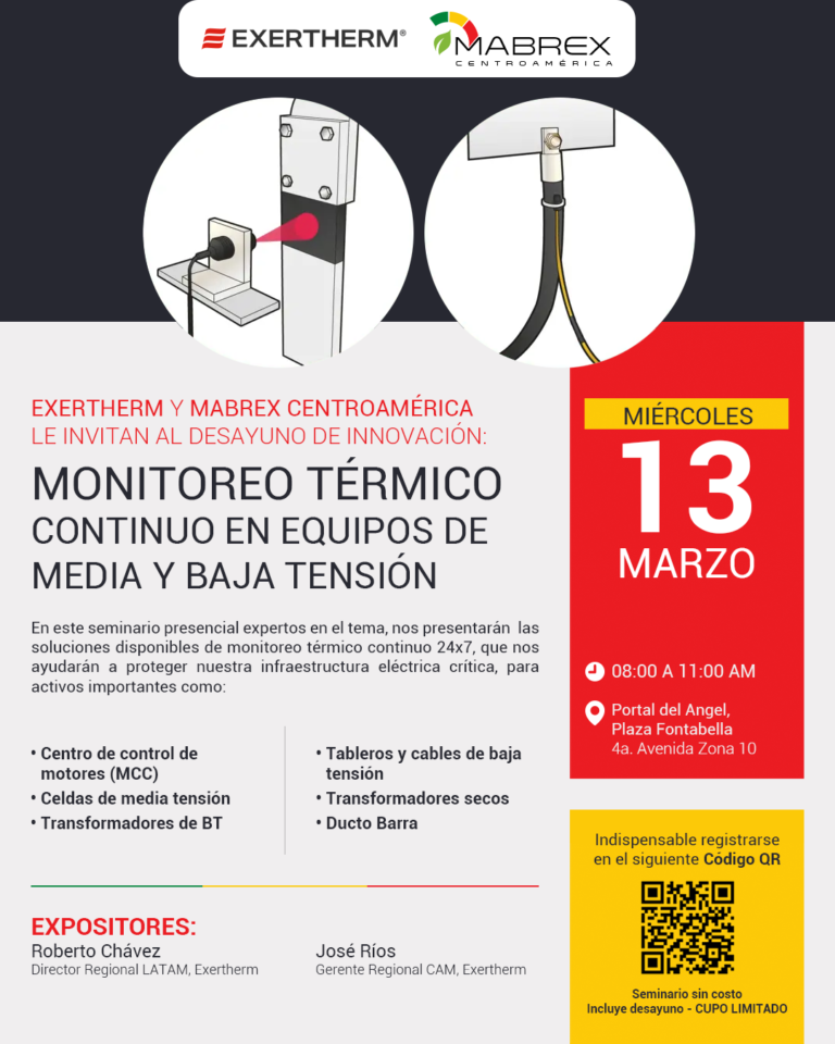 Lee más sobre el artículo Desayuno: Monitoreo térmico continuo en equipos de media y baja tensión